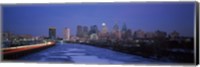 Philadelphia Skyline at Night Fine Art Print