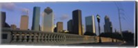 Low Angle View Of Buildings, Houston, Texas, USA Fine Art Print