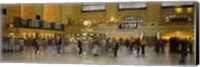 Group of people walking in a station, Grand Central Station, Manhattan, New York City, New York State, USA Fine Art Print