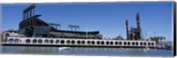 USA, California, San Francisco, SBC Ballpark, Stadium near the water Fine Art Print