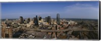 Aerial view of a city, Dallas, Texas, USA Fine Art Print