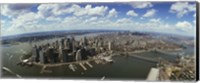 Aerial View of New York City Fine Art Print