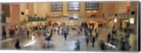 Passengers At A Railroad Station, Grand Central Station, Manhattan, NYC, New York City, New York State, USA Fine Art Print