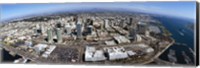 Aerial view of a city, San Diego, California, USA Fine Art Print