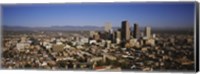 High angle view of Denver, Colorado, USA Fine Art Print