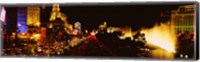 The Strip Lit Up at Night, Las Vegas, Nevada, USA Fine Art Print