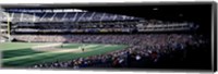 Baseball players playing baseball in a stadium, Safeco Field, Seattle, King County, Washington State, USA Fine Art Print