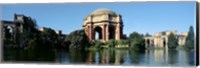 Reflection of an art museum in water, Palace Of Fine Arts, Marina District, San Francisco, California, USA Fine Art Print