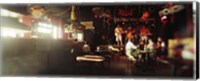 People in a restaurant, Cha Cha Lounge, Coney Island, Brooklyn, New York City, New York State, USA Fine Art Print