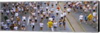 People running in a marathon, Chicago Marathon, Chicago, Illinois, USA Fine Art Print