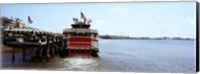 Paddleboat Natchez in a river, Mississippi River, New Orleans, Louisiana, USA Fine Art Print
