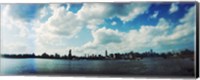 Manhattan skyline viewed from East River Park, East River, Williamsburg, Brooklyn, New York City, New York State, USA Fine Art Print