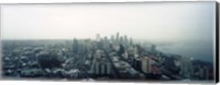 City viewed from the Space Needle, Queen Anne Hill, Seattle, Washington State, USA 2010 Fine Art Print
