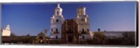 Low angle view of a church, Mission San Xavier Del Bac, Tucson, Arizona Fine Art Print