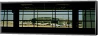 Airport viewed from inside the terminal, Dallas Fort Worth International Airport, Dallas, Texas, USA Fine Art Print