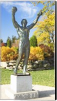 Statue of Rocky Balboa, Philadelphia Museum of Art, Benjamin Franklin Parkway, Fairmount Park, Philadelphia, Pennsylvania, USA Fine Art Print