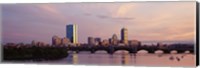 Charles River, Back Bay, Boston, Massachusetts Fine Art Print