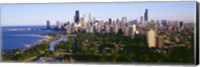 Aerial View Of Skyline, Chicago, Illinois, USA Fine Art Print