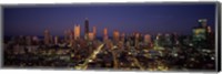 Chicago Skyline at Night Fine Art Print