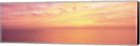 Clouds over a lake at sunrise, Lake Michigan, Chicago, Illinois, USA Fine Art Print