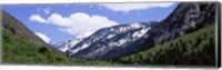 Clouds over mountains, Little Cottonwood Canyon, Salt Lake City, Utah, USA Fine Art Print