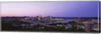 Cincinnati, Ohio at Dusk Fine Art Print