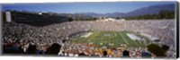 Spectators watching a football match, Rose Bowl Stadium, Pasadena, City of Los Angeles, Los Angeles County, California, USA Fine Art Print