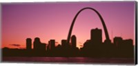 USA, Missouri, St Louis, sunset Fine Art Print
