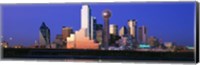 Night skyline, Dallas, Texas Fine Art Print