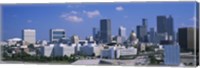 View of skyscrapers in Atlanta on a sunny day, Georgia, USA Fine Art Print