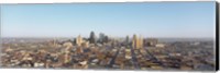 Aerial view of a cityscape, Kansas City, Missouri, USA Fine Art Print