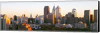 Philadelphia in the Sun, Panoramic View Fine Art Print