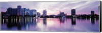 Lake Eola In Orlando, Orlando, Florida, USA Fine Art Print