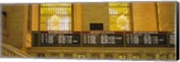 Arrival departure board in a station, Grand Central Station, Manhattan, New York City, New York State, USA Fine Art Print