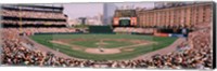 High angle view of a baseball field, Baltimore, Maryland Fine Art Print