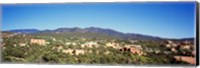 High angle view of a city, Santa Fe, New Mexico, USA Fine Art Print