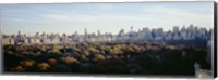 View Over Central Park, Manhattan, NYC, New York City, New York State, USA Fine Art Print
