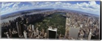 Aerial View of New York City with Central Park Fine Art Print