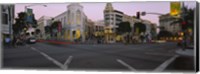 Buildings in a city, Rodeo Drive, Beverly Hills, California, USA Fine Art Print