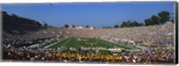 High angle view of a football stadium full of spectators, The Rose Bowl, Pasadena, City of Los Angeles, California, USA Fine Art Print