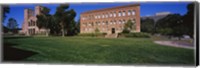 Lawn in front of a Royce Hall and Haines Hall, University of California, City of Los Angeles, California, USA Fine Art Print
