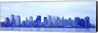 New York Skyline in Blue Fine Art Print