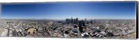 360 degree view of a city, City Of Los Angeles, Los Angeles County, California, USA Fine Art Print