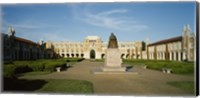 Statue in the courtyard of an educational building, Rice University, Houston, Texas, USA Fine Art Print