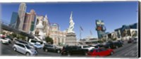 New York New York Hotel, MGM Casino, Excalibur Hotel and Casino, The Strip, Las Vegas, Clark County, Nevada, USA Fine Art Print