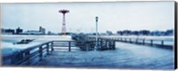 City in winter, Coney Island, Brooklyn, New York City, New York State, USA Fine Art Print