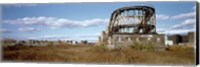 Abandoned rollercoaster in an amusement park, Coney Island, Brooklyn, New York City, New York State, USA Fine Art Print