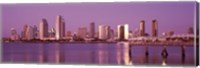 City Skline View of San Diego Fine Art Print