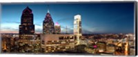 Skyscrapers at dusk, Philadelphia, Pennsylvania, USA Fine Art Print