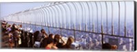 Tourists at an observation point, Empire State Building, Manhattan, New York City, New York State, USA Fine Art Print